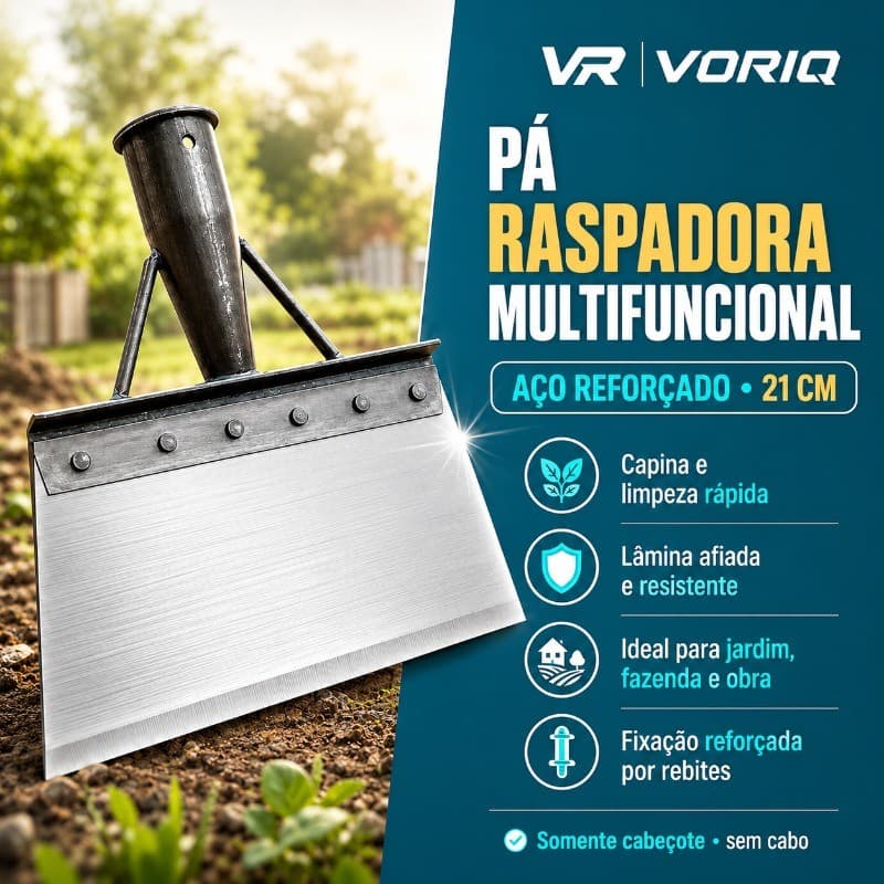 Pá Multifuncional De Jardim Externo De Aço Manganês Plana Para Capina E Limpeza De Pastagens De Fazendas De Construção