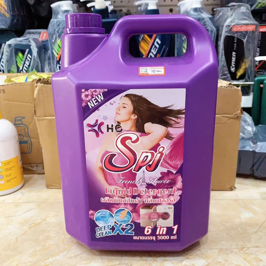 Detergente para a roupa Tailândia SPJ 6 em 1 fragrância detergente para a roupa 5.000ml