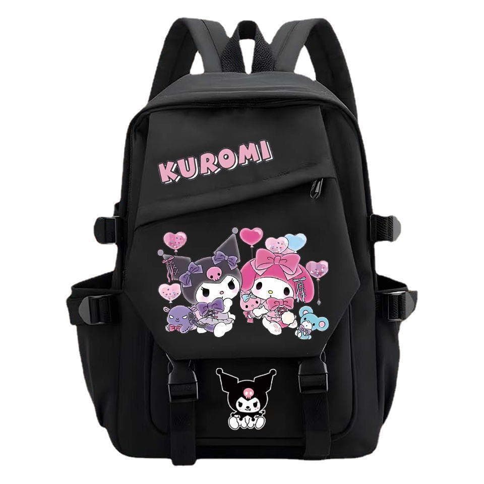 Desenhos animados dos desenhos animados mochila Kuromi mochila dos desenhos animados estudante crianças Campus grande ca