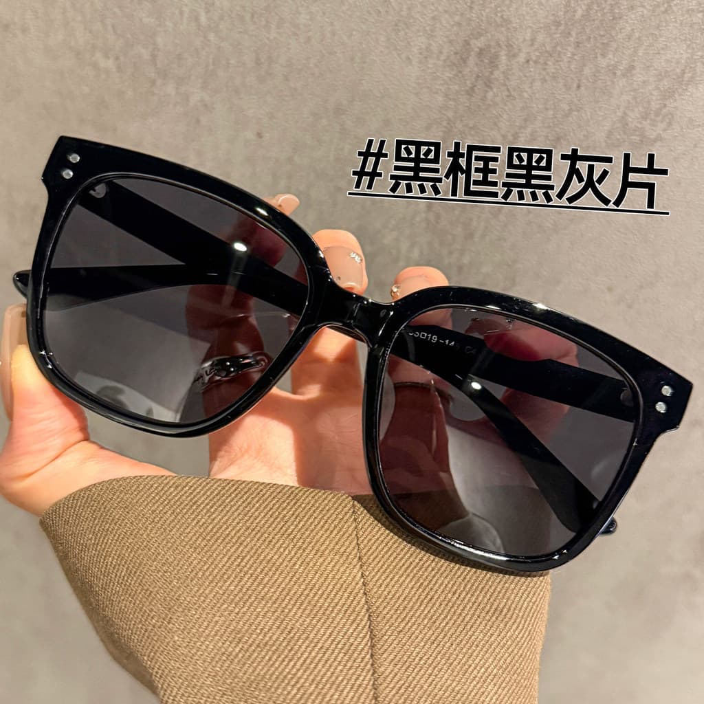 2026 novo estilo TR90 óculos de sol de armação grande moda feminina High-End na moda polarizado óculos de sol à prova de