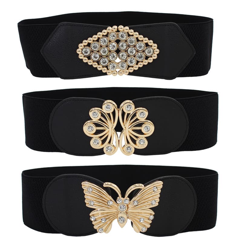 Cinto largo feminino Plus Size decorativo combinando saia casaco cintura estreita exterior combinando elegante All-Match