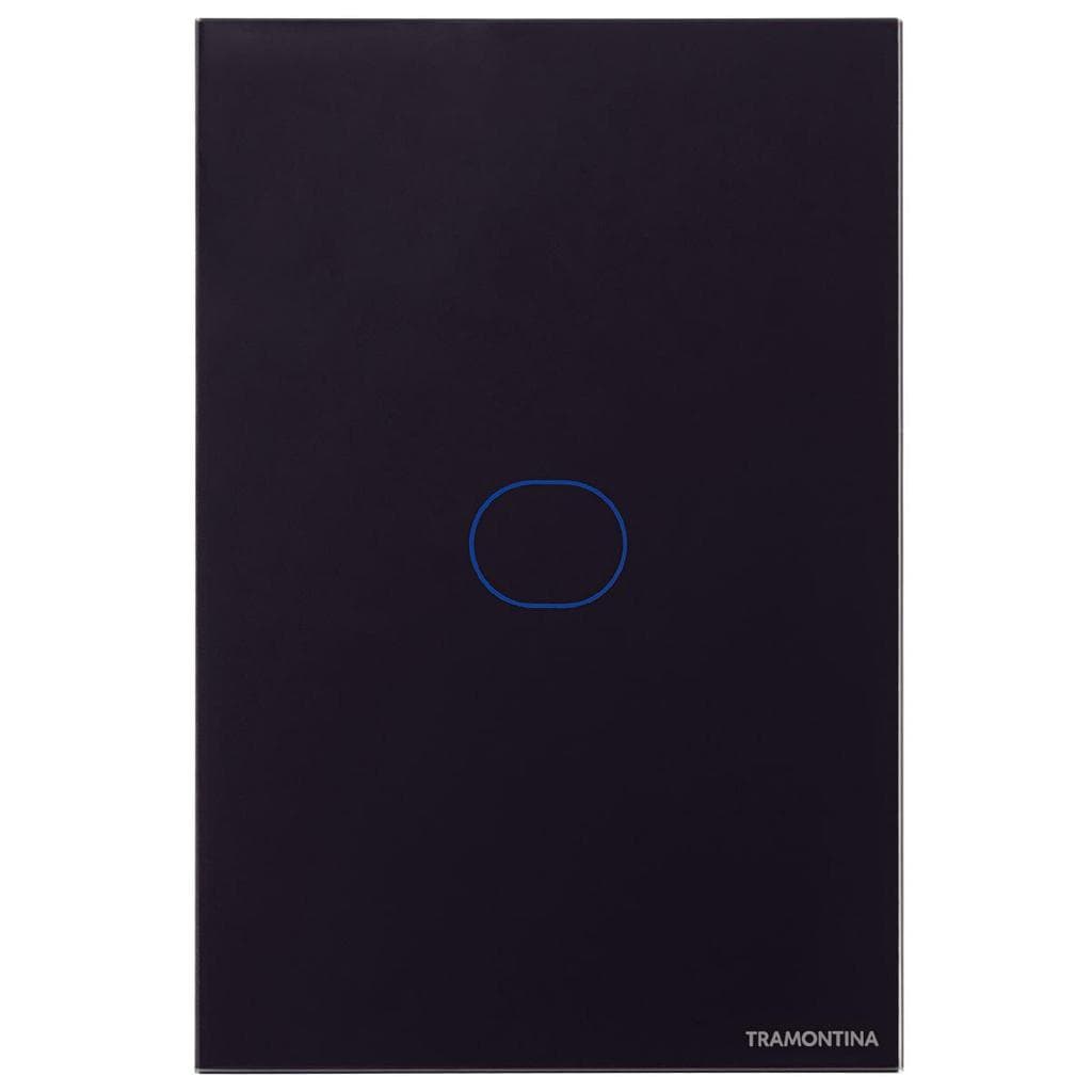 Interruptor Touch Wi-Fi Smart Tramontina Preto com 1 Canal