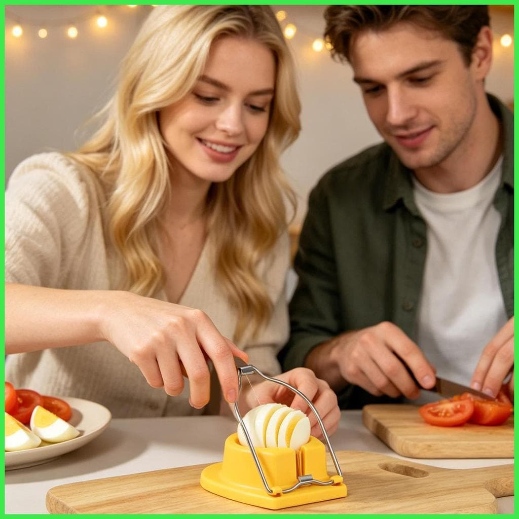 Cortador De Ovo Alimentos Gadget Para Cozinhar Fatiador De Cogumelo Doméstico Cozinha Salada Banana Vegetal juwcbbr