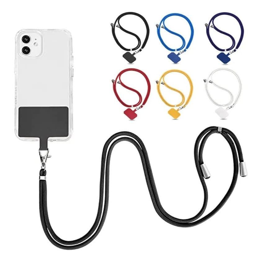 KIT 3 Peças | Cordão Universal para Smartphone | Uso no Pescoço e Pulso