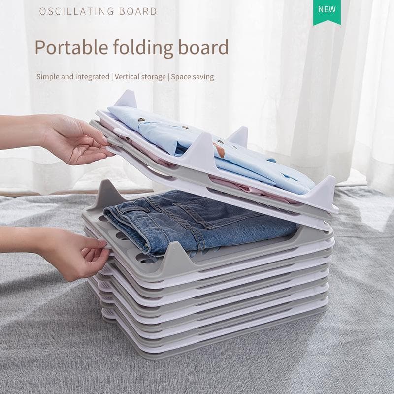 2-Pacote DressBook Multifuncional Dobrável Placa De Roupas Camisola Armazenamento Preguiçoso Da Pessoa Ferramenta