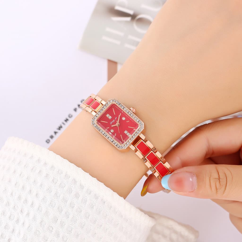 Relógio feminino de estilo coreano, relógio de pulso de alta qualidade e exclusivo, relógio feminino casual e elegante,