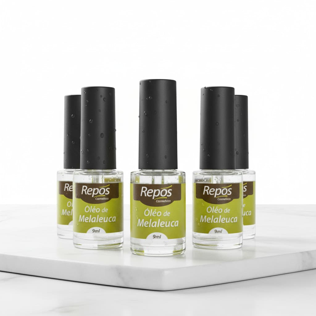 Óleo de Melaleuca Repos 9ml – Tratamento Antisséptico e Fortalecedor para Unhas e Cutículas