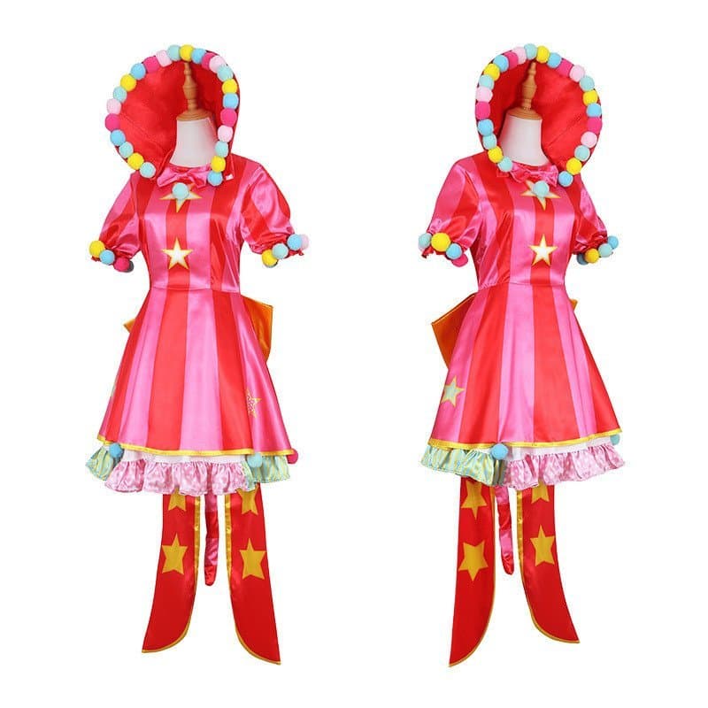 Pjsk Project SEKAI COLORFUL STAGE com Hatsune Miku Cosplay Hatsune Miku ‌   Fantasia de Anime Vermelha para Festa, Expos