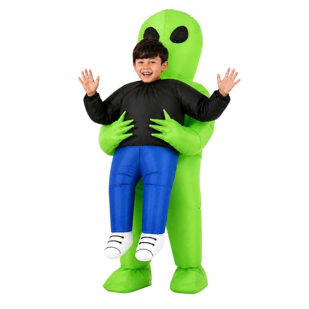 Fantasia Inflável Infantil Alien Corpo Todo Festas