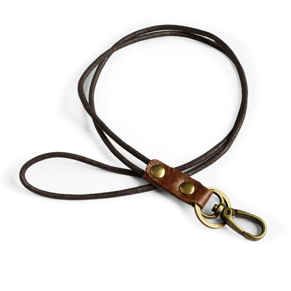 Cordão De Pescoço De Pulso Para Celular , Porta-Crachá Fashion Cartões De Identificação , Chaveiro De Couro , Alç