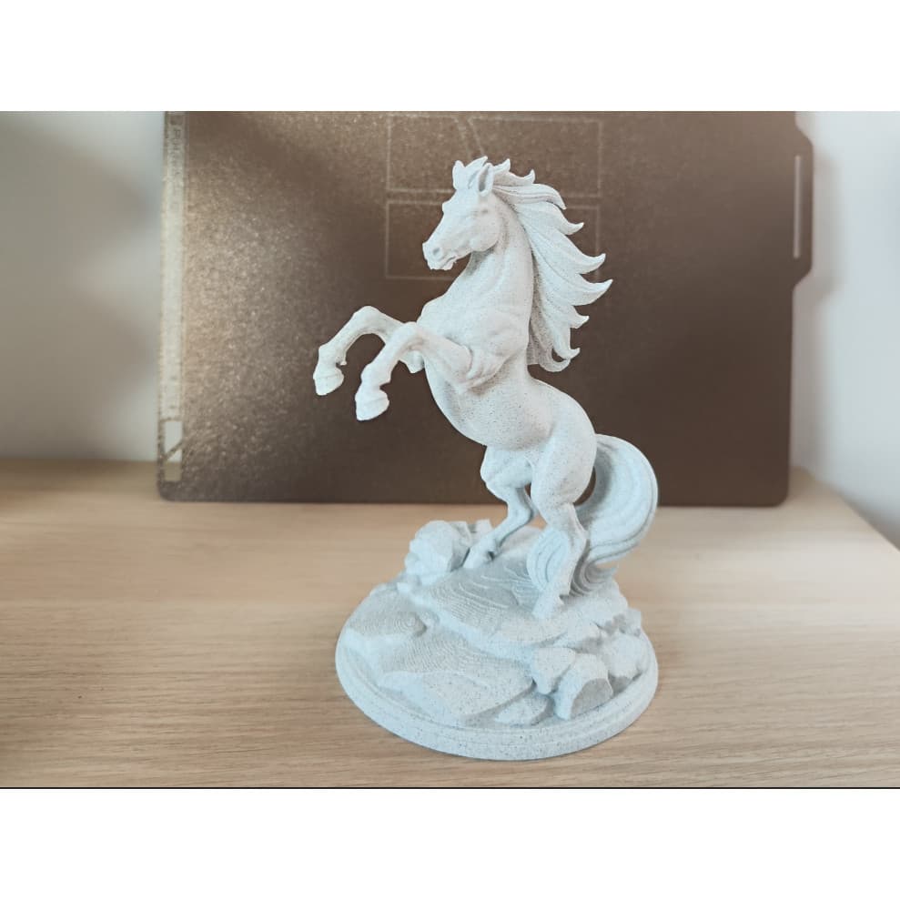 Estátua de Cavalo Realista Decorativo Detalhada |