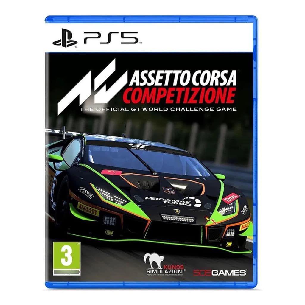 Jogo Assetto Corsa Competizione PS5 Original Midia Fisica Legendado Gamer Simulador De Carros Corrida Caixa Lacrada