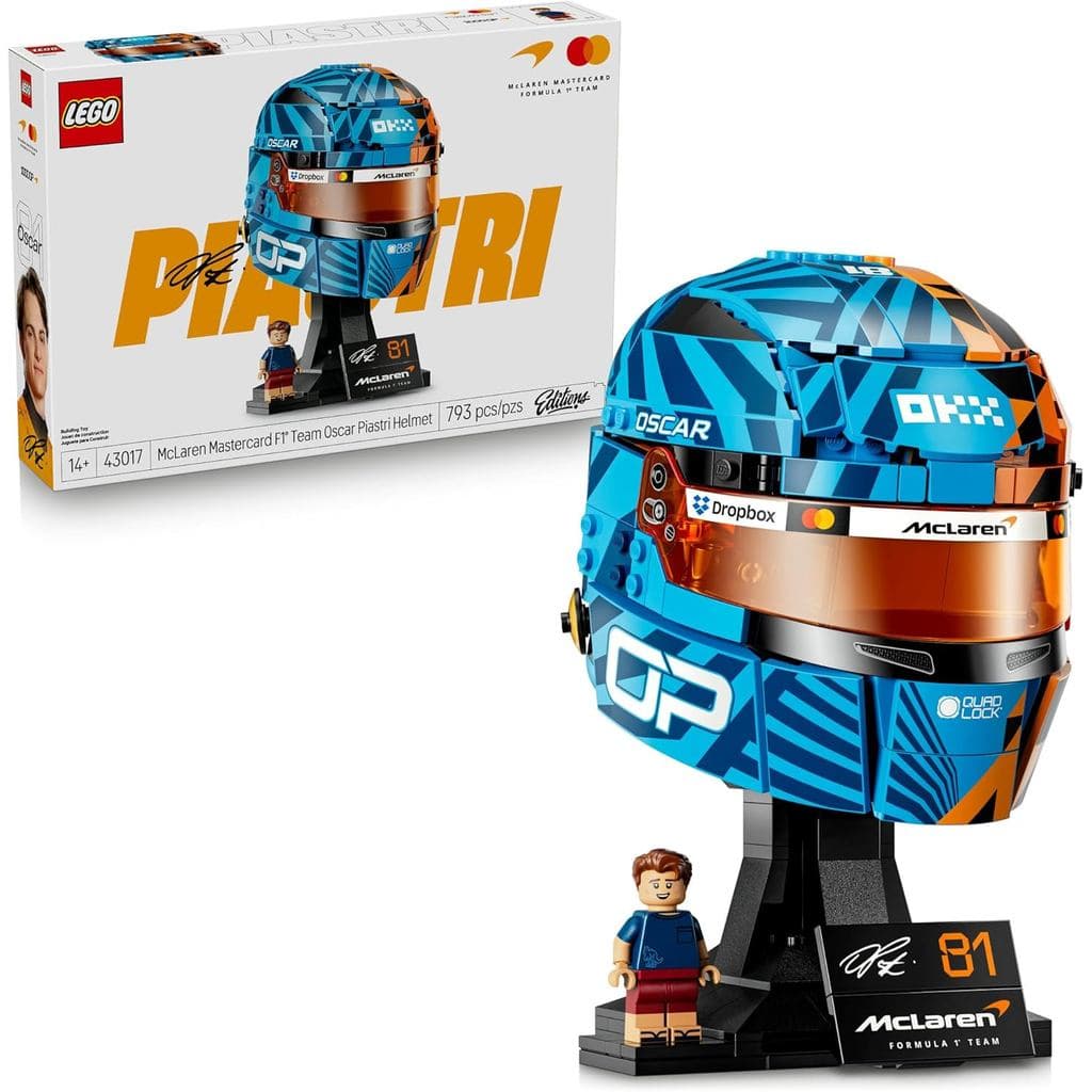 LEGO Editions McLaren MasterCard F1 Team Capacete Oscar Piastri - Conjunto de Construção para Adolescentes, Idades 14+ -