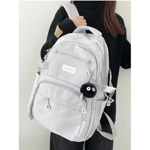 [SJB] Mochila japonesa estilo Campus para meninas estilo retrô, mochila escolar para estudantes do ensino médio, mochila