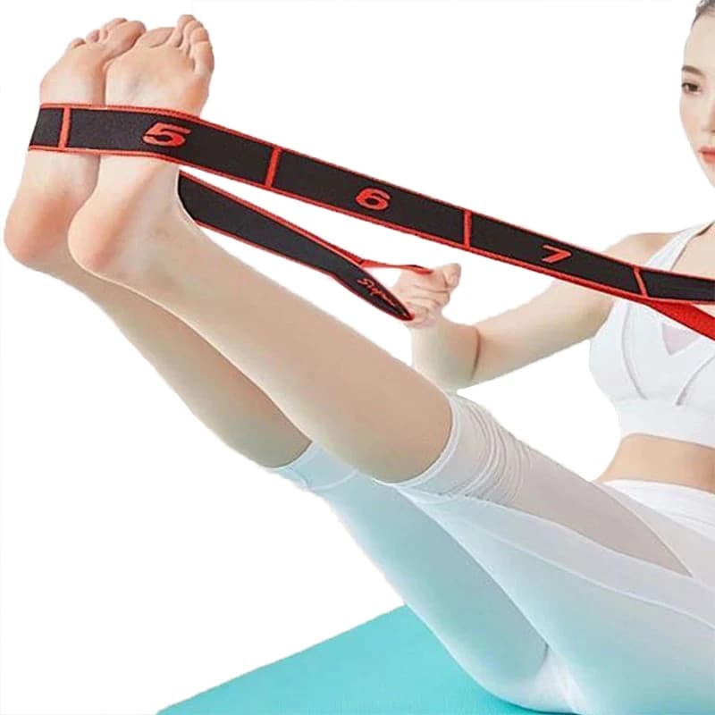 Faixas de Resistência para Yoga para Adultos, Alta Elasticidade, Cinta Multissegmentada para Alongamento Assistido in012