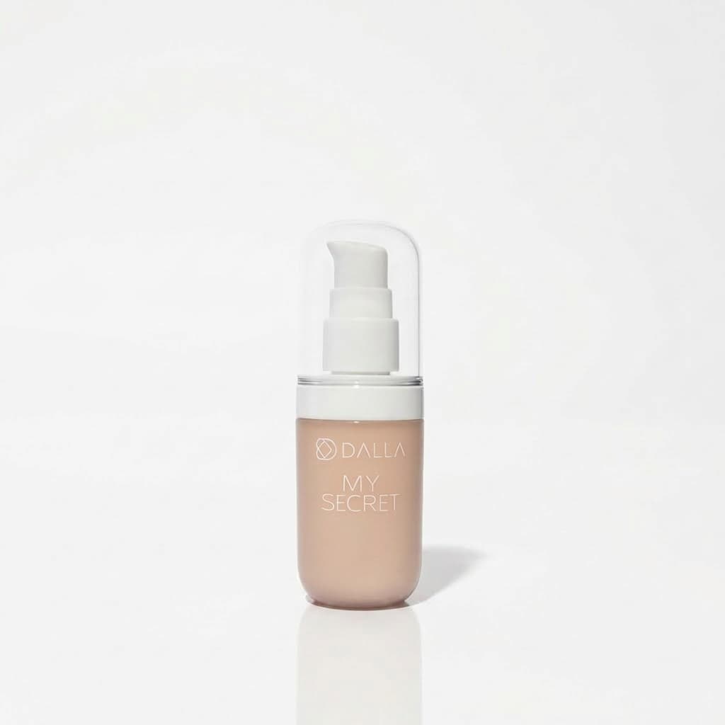 Base Líquida Dalla My Secret Alta Cobertura Matte Resistente À Água Oil Free Longa Duração 35ml
