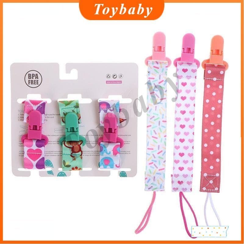 3 Pcs/Conjunto Bebê Pacifier Clipes Corrente Boneco Clipe Suporte Para Mamilos Crianças ChupetaAtadura/BrinquedoDeCordão