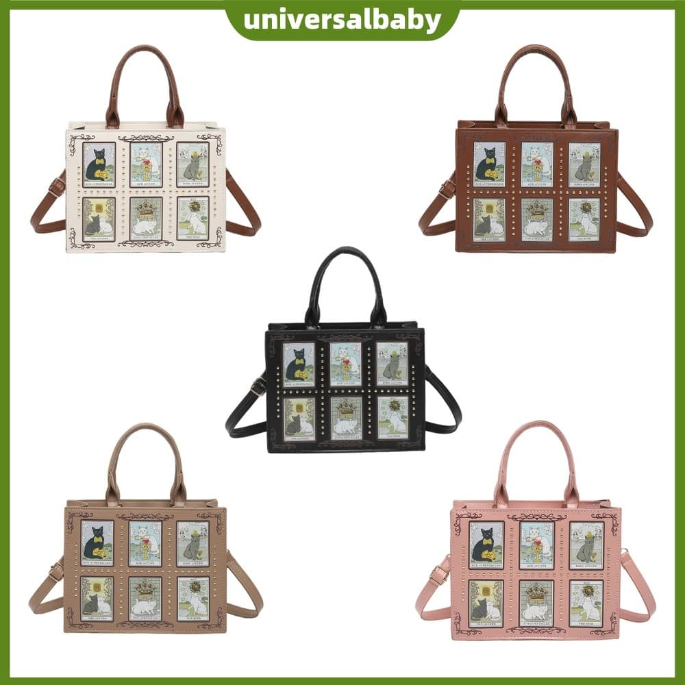 Bolsa Crossbody Para Mulheres Pasta Retrô De Couro PU Namoro [universalbaby.br]