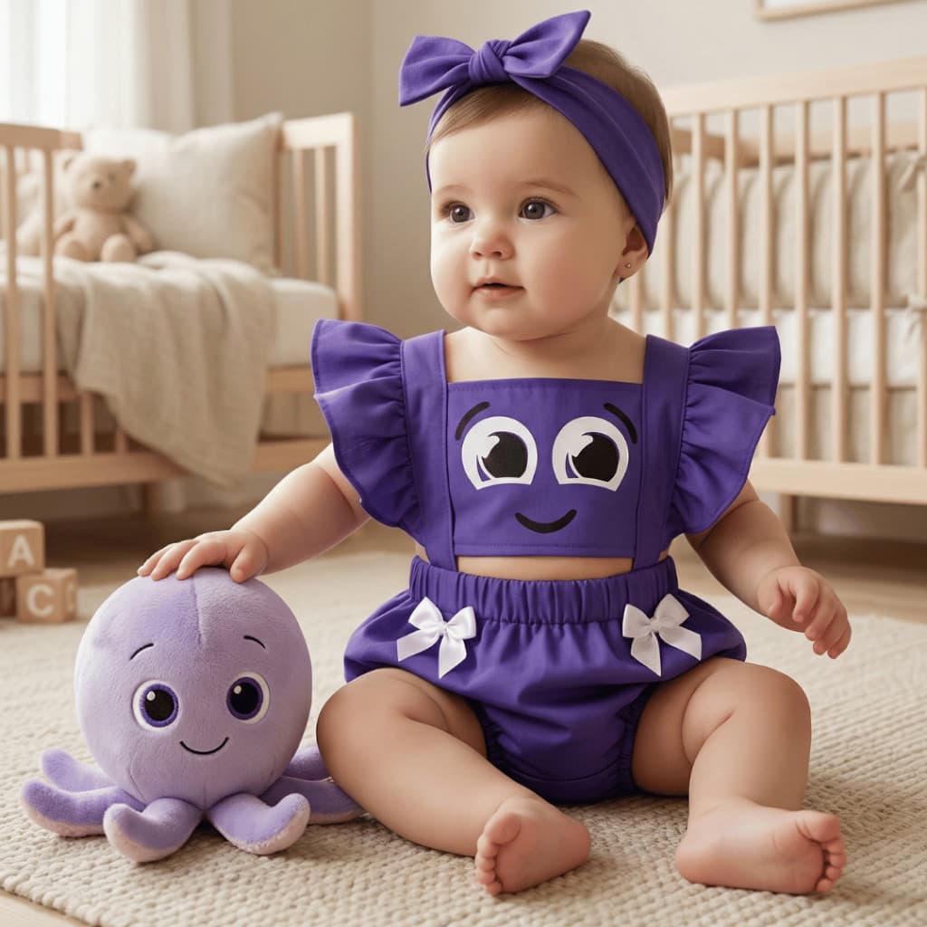 Romper  BoloFofo Mesversário salopete bebê bolo fofo menina
