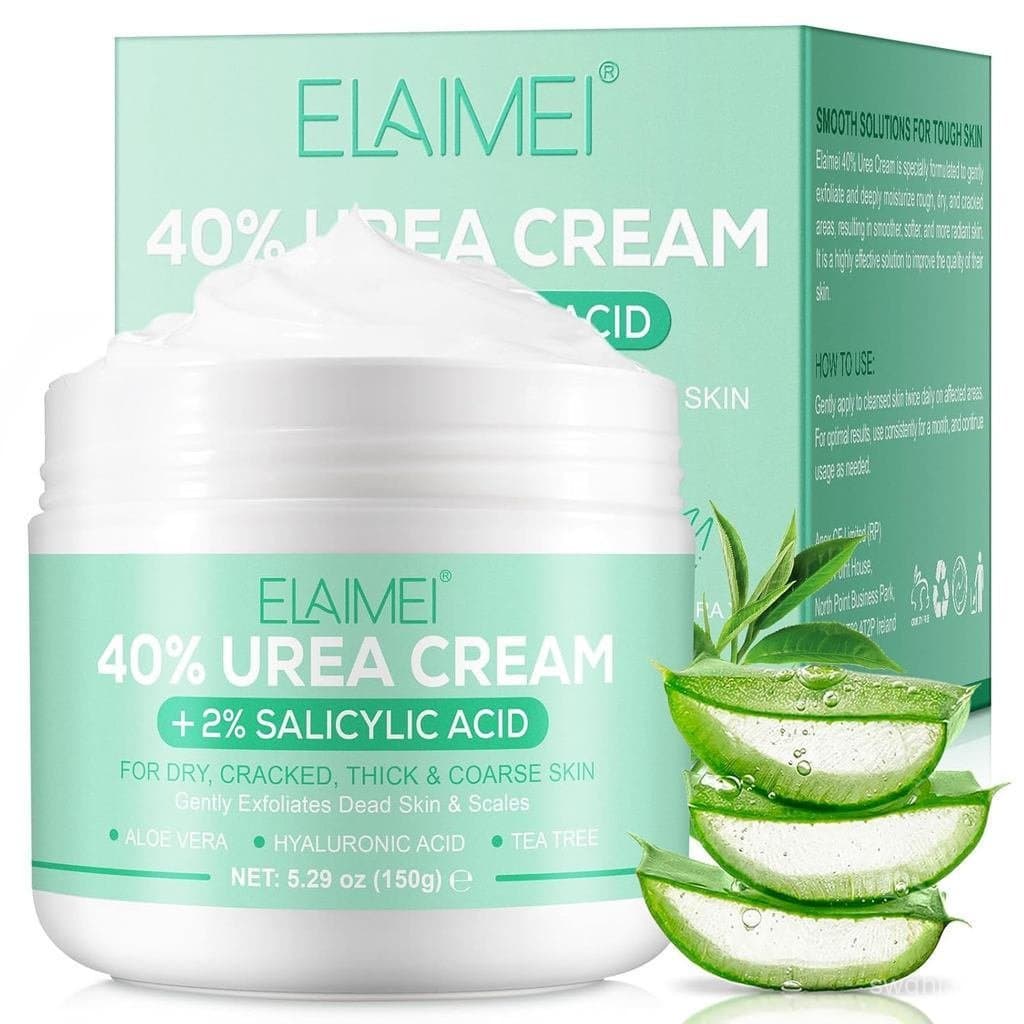 Contém 40% de Ureia/2% de Ácido Salicílico, Creme para os Pés, Adequado para Pés e Calcanhares Secos e Rachados, Hidrata