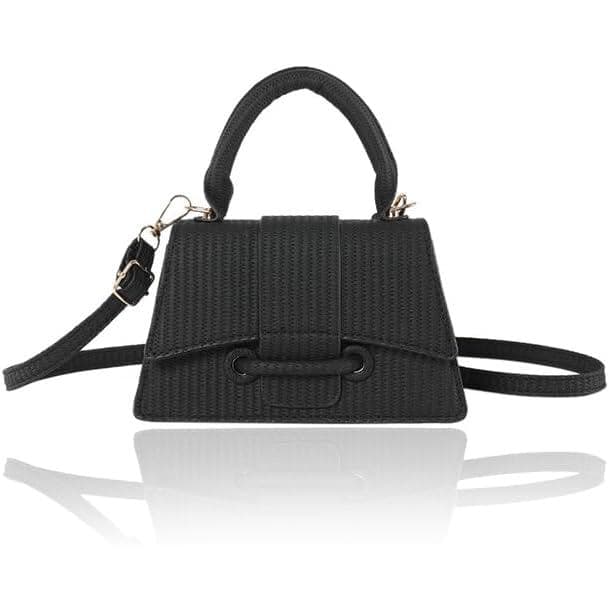 Bolsa de Mão Mini Feminina em Couro PU, Bolsa de Noite com Alça Superior, Linda Bolsa Clutch Pequena Transversal