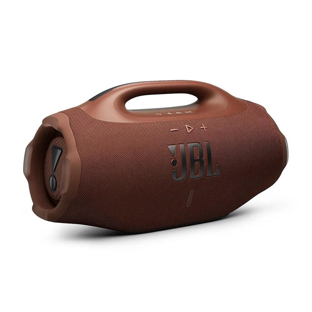 Caixa de Som Bluetooth JBL Boombox 4 210W Marrom, IP68 à Prova de respingos d'água, JBLBOOMBOX4BRNBR