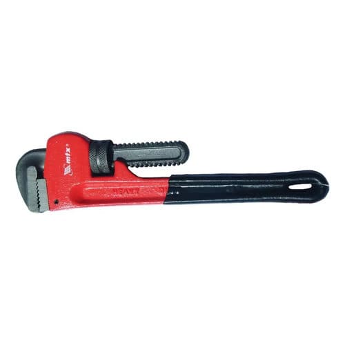 Chave Grifo MTX Ajustável Aço Ferro Vermelha Chave de Cano Encanador Profissional Acabamento Esmaltado