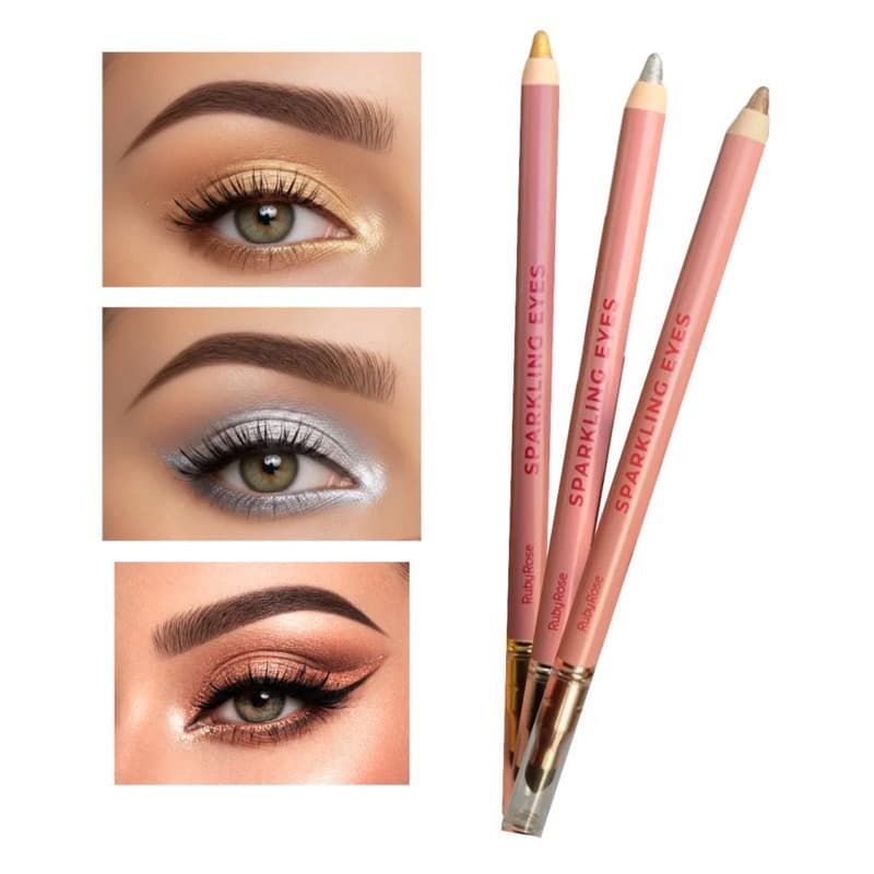 Lápis de Olhos Cintilante Sparkling Eyes Linha Rosa - Ruby Rose | Envio Rápido
