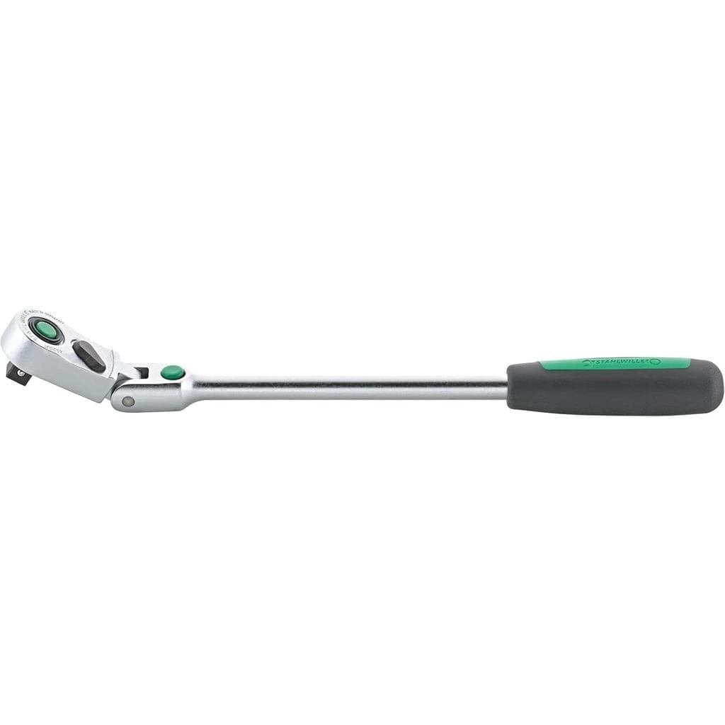 Stahlwille 12261010 Chave Catraca de Liberação Rápida com 80 Dentes, Reversível, Cabo Antiderrapante de 2 Componentes, D