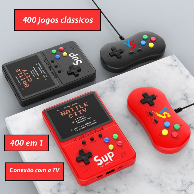 500 consoles de jogos e bancos de potência 2 em 1 D31 consoles de jogos SUP portáteis Infância Nostálgico Power Bank