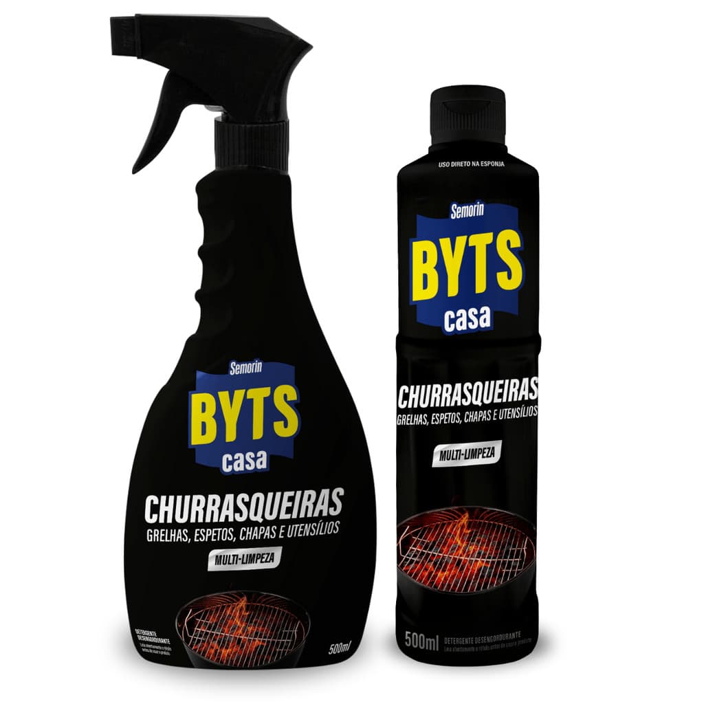 Limpa Churrasqueiras 500ml - Limpeza Profunda para Grelhas, Espetos e Utensílios