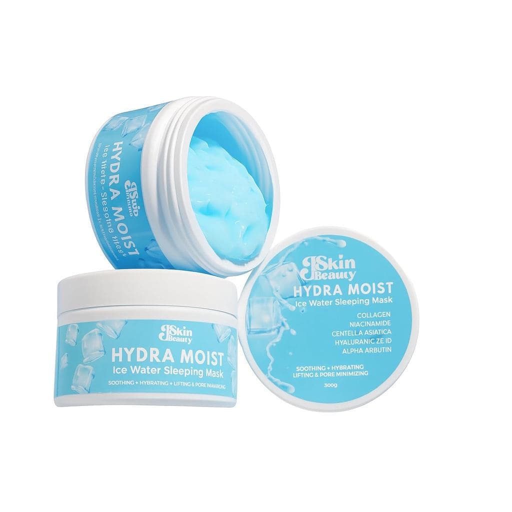 Máscara Noturna Refrescante J Skin Beauty HYDRA MOIST, rápida absorção, 300 gramas.   Tem um efeito refrescante.