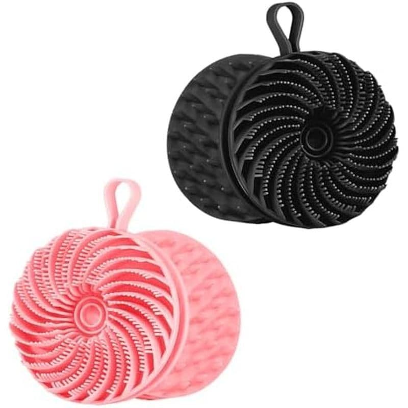 Purificador Corporal De Silicone Maior & amp ; Crescimento Do Cabelo Massageador Couro Cabeludo , Dupla Face De Utilizaç