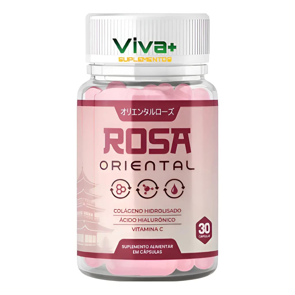 1x Rosa Oriental 30 Caps Suplemento Alimentar Sem Sabor