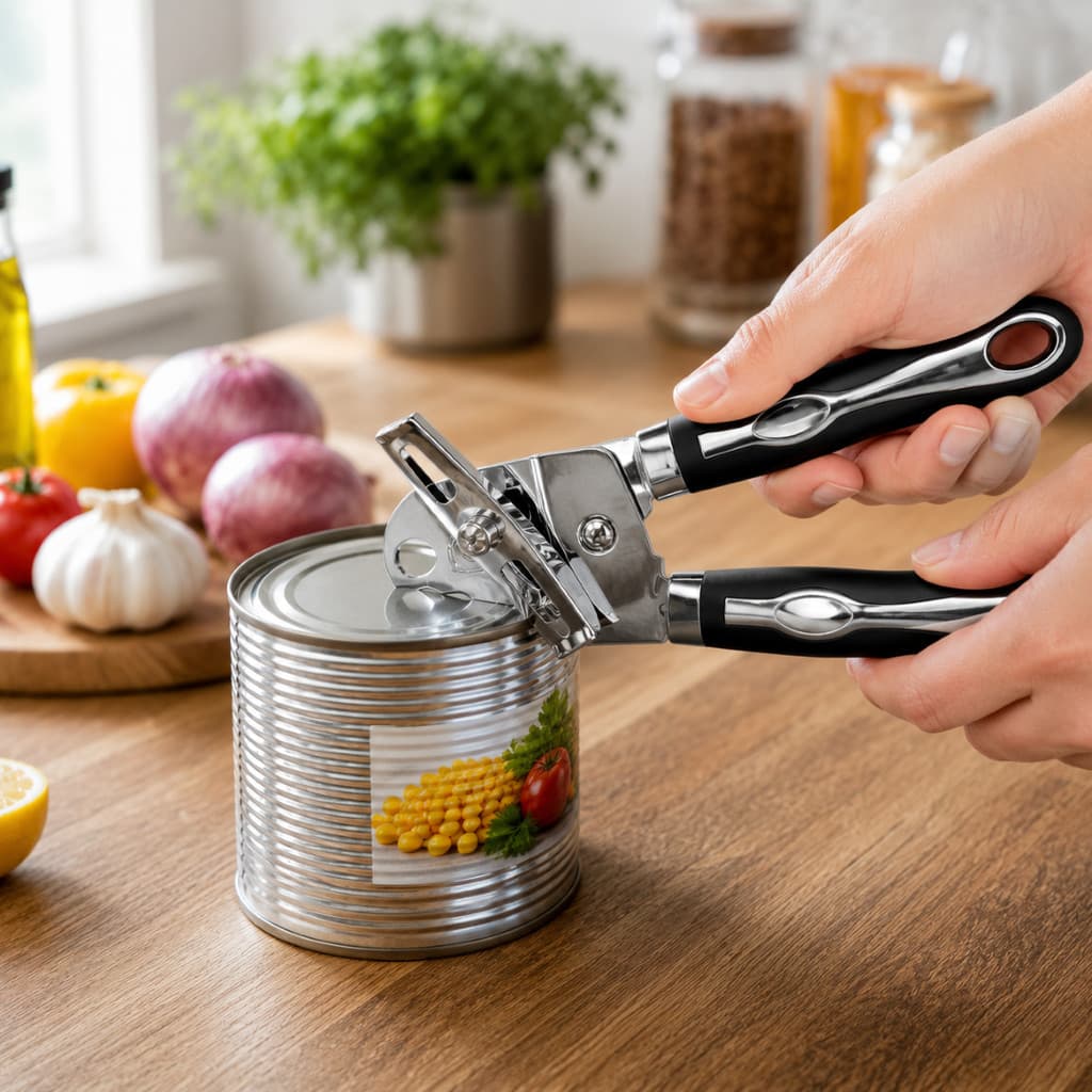 Abridor Universal para Latas e Garrafas em Aço Inox Reforçado Premium
