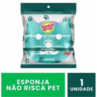 Esponja Não Risca Pets Verde Scotch-Brite