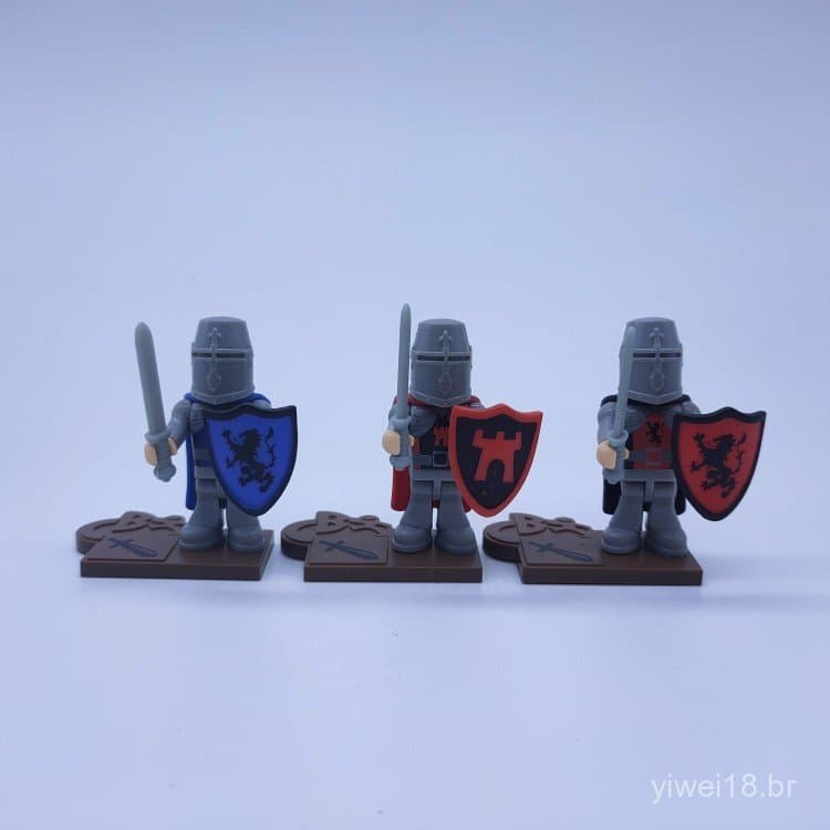 Figuras Soltas Populares 2025 Escolha seu time Knights Team Conjunto de Figuras Knight Team 9GS8