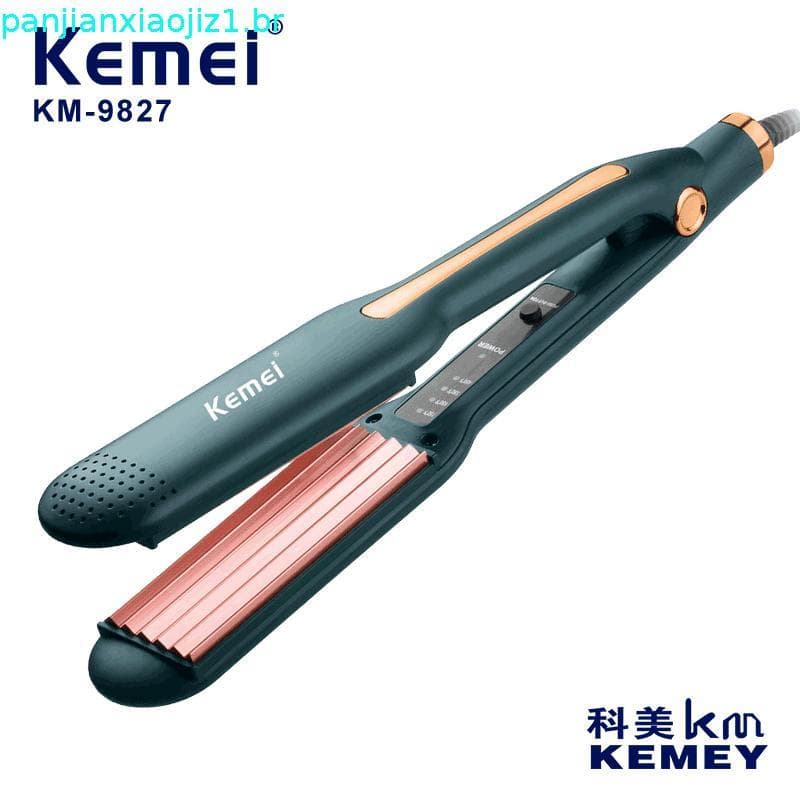Kemei KM-9827 Corn Splint Little Wave Curler Rolo De Ovo Em Coreano Perm Permissão De Ondulação De Água Fofo De Ferro P