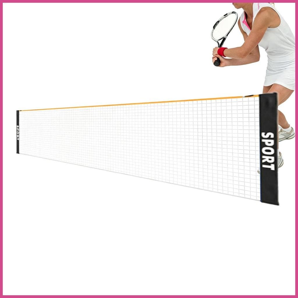 Rede De Vôlei Ao Ar Livre Altura Ajustável Esporte Treinamento Malha Portátil Badminton Net Para Quintal Praia Piscina T
