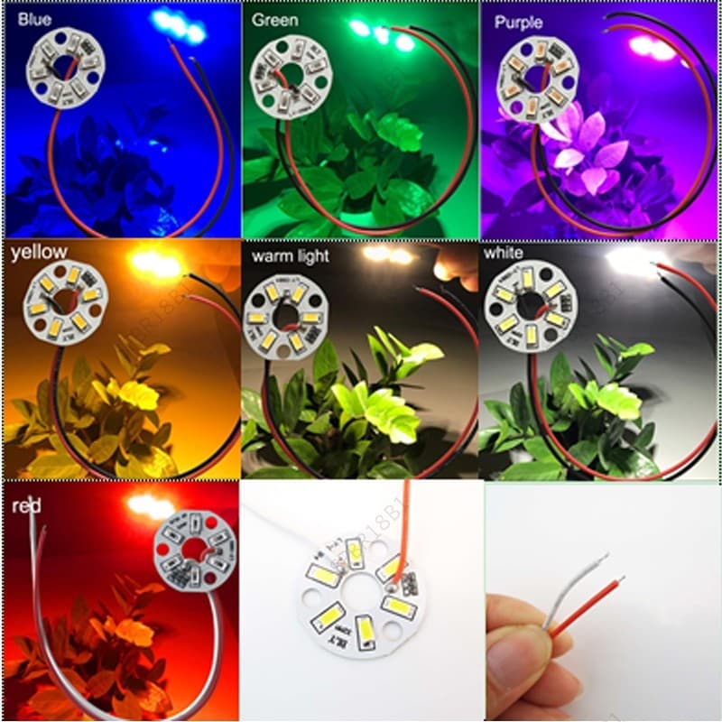 DC 5V USB LED Chip Contas Superfície Regulável Lâmpada Transformação Fonte De Luz Diâmetro 32MM 5730SMD Única Cor BR18B1