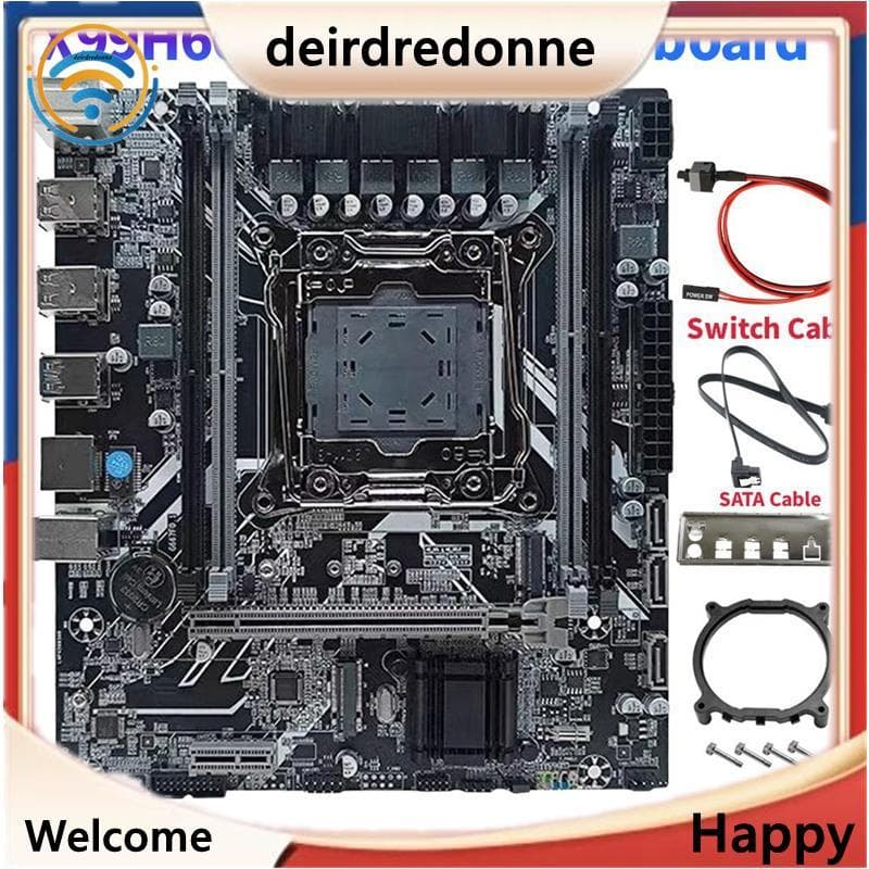 Placa-Mãe De Desktop X99H667 X99 D4 H81/B85 Chip LGA 2011-3 Gigabit Ethernet M . 2 NVME Suporte 4X RAM DDR4