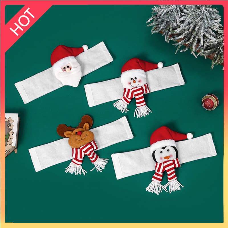SCB-1Pc Clipe De Cortina De Borracha De Natal Botão Decoração Janela Casa