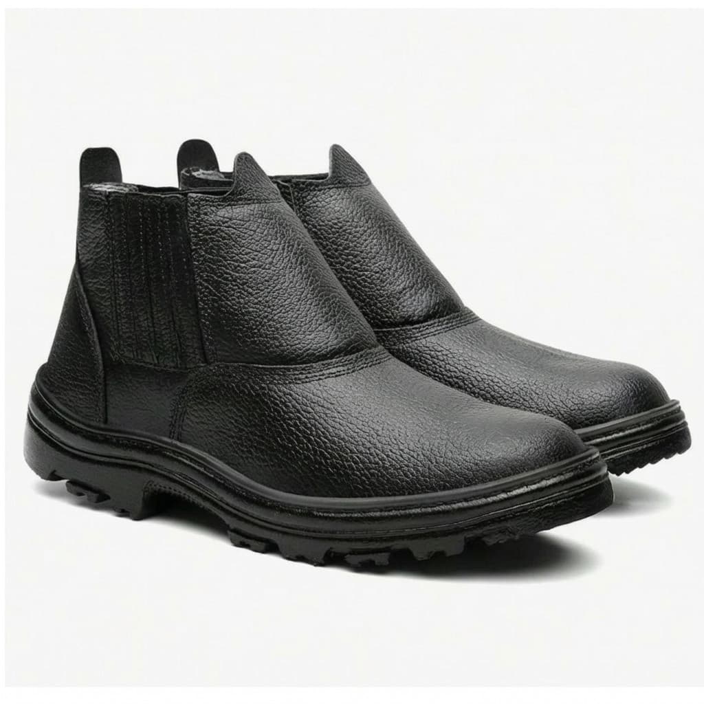 Bota De Segurança Botina Para Trabalhos Pesados Bico PVC com CA Marca Propria