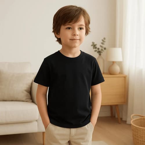 Camiseta Infantil Básica Menino Malwee Lisa Algodão 1-10