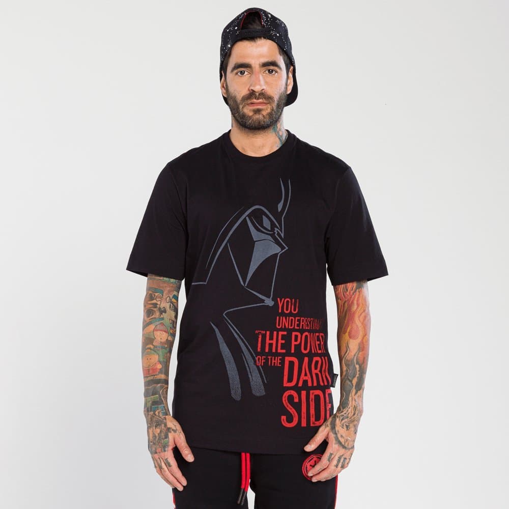 Camiseta Star Wars Darth Vader Oficial 100% Algodão Unissex Preta Confortável Fallen Store