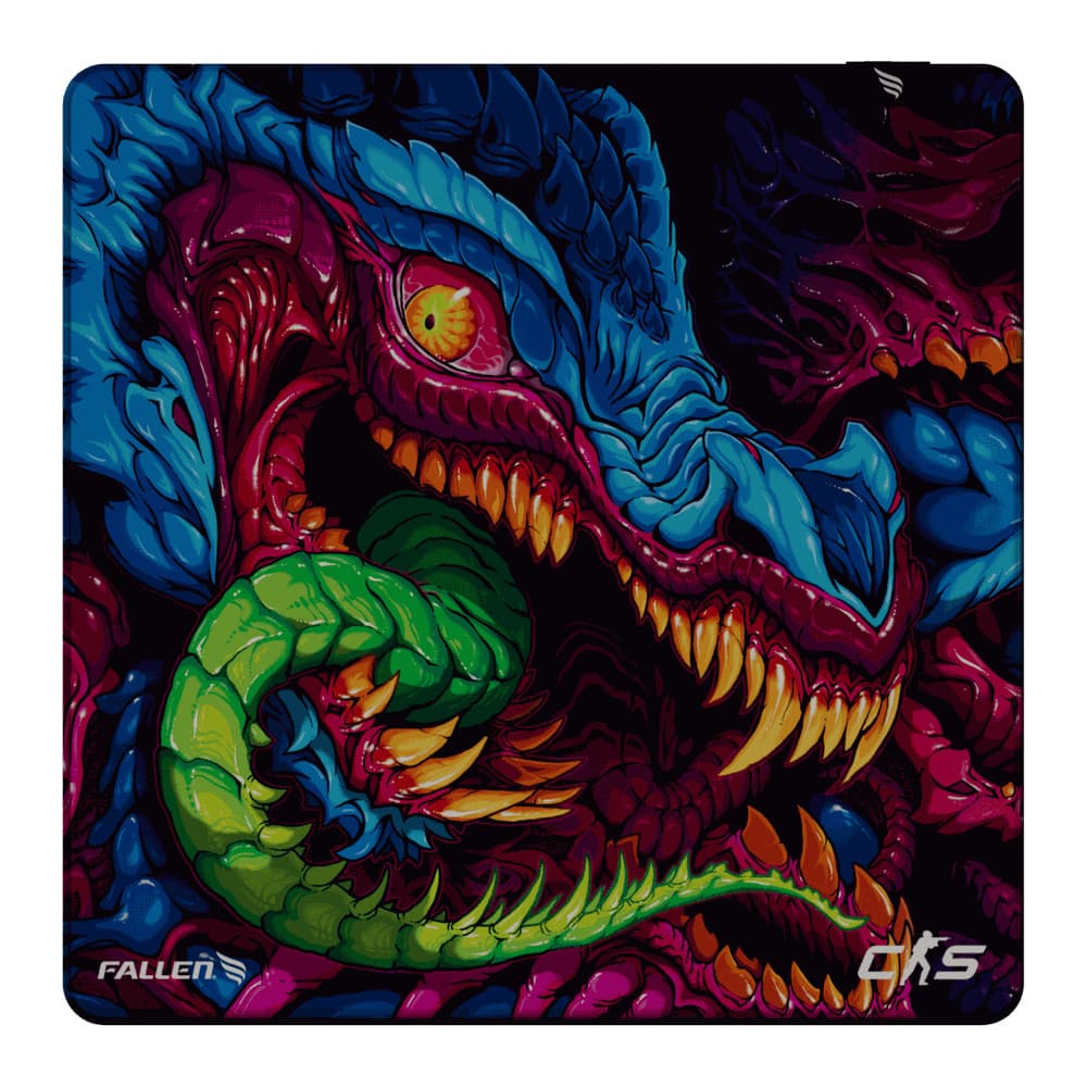 Mousepad Gamer Fallen CS2 Hyper Beast Speed+ Speed++ Grande Estendido 90x40 Antiderrapante Oficial