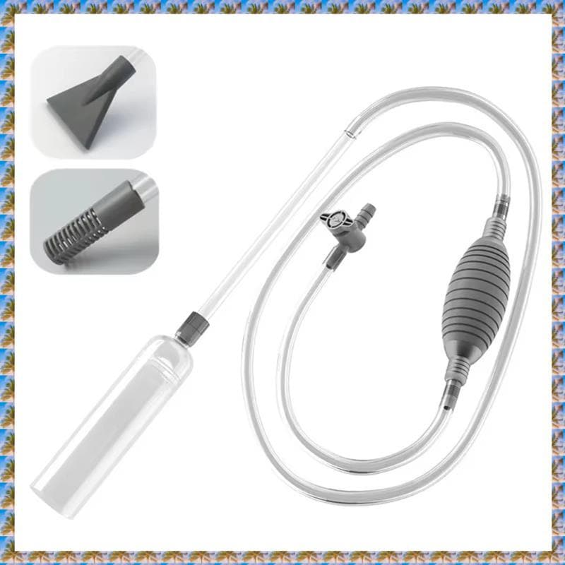 [bo7w15gmoh.br] Grande Tanque De Peixes Aquário Sifão Vácuo Cascalho/Areia Lavagem E Mudança De Água Kit De Ferramentas