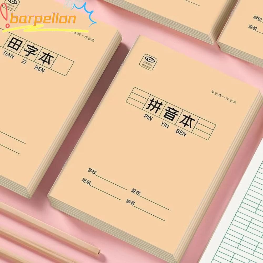 Caderno Chinês BARPELLON , Livro De Exercícios De Papel De Personagem Tian Zige Pinyin