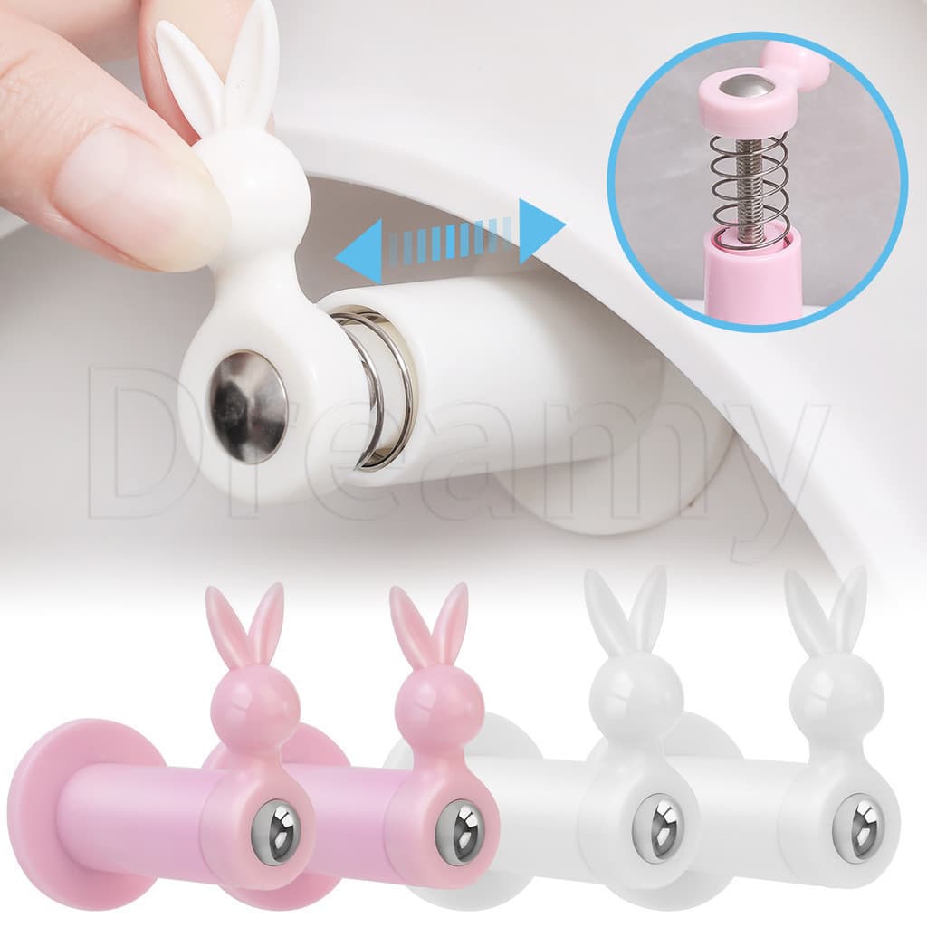 694411/2/4 Unidades de Fixador-Elevador de Tampa de Vaso Sanitário Anti-Queda para Uso Doméstico, com Manivela Rotativa