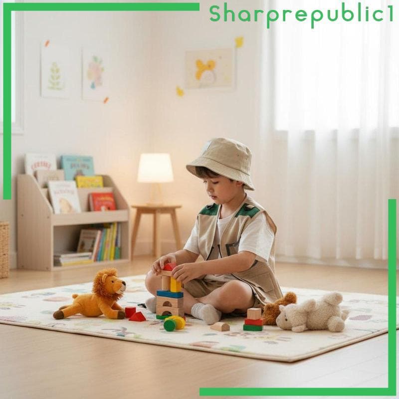 [Sharprepublic1] Colete Explorador Infantil Fantasia Ao Ar Livre Tecido Respirável Brinquedos Educativos Para Crianças A